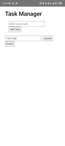 Task Manager Screen 3