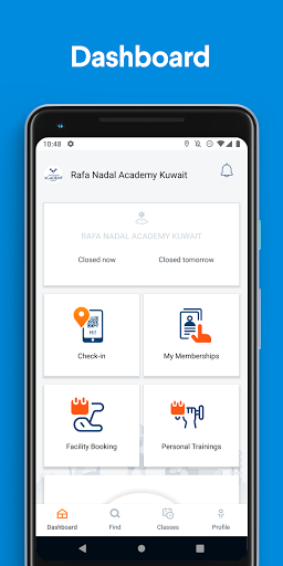 Android application Rafa Nadal Academy Kuwait screenshort