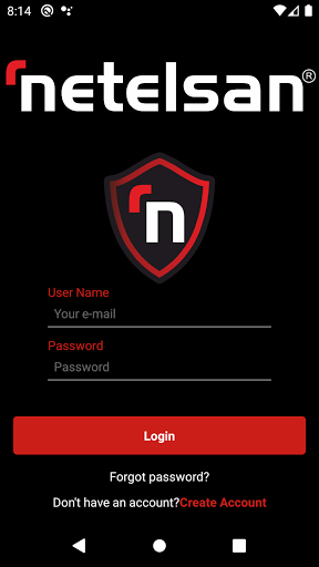 Android application NETELSAN BURGLARY ALARM SYSTEM screenshort