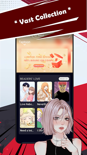 Android application Taptoon screenshort