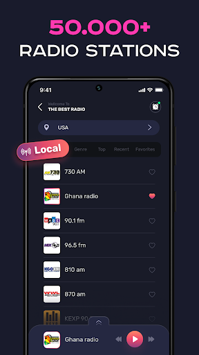 Radio FM AM: Live Local Radio Screenshot 2 - AppWisp.com