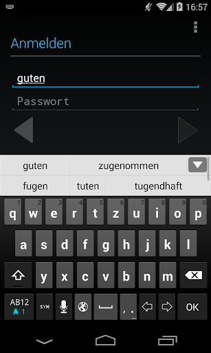 Android application Wnn German Pack screenshort