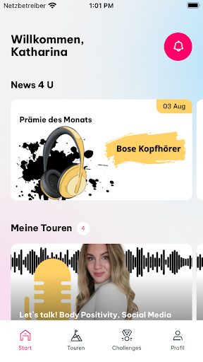 Android application heute.fit screenshort