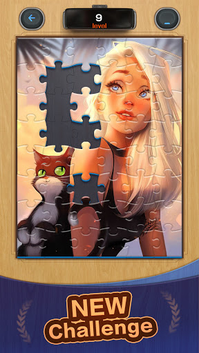 Jigsaw woods 3D block Screen 3