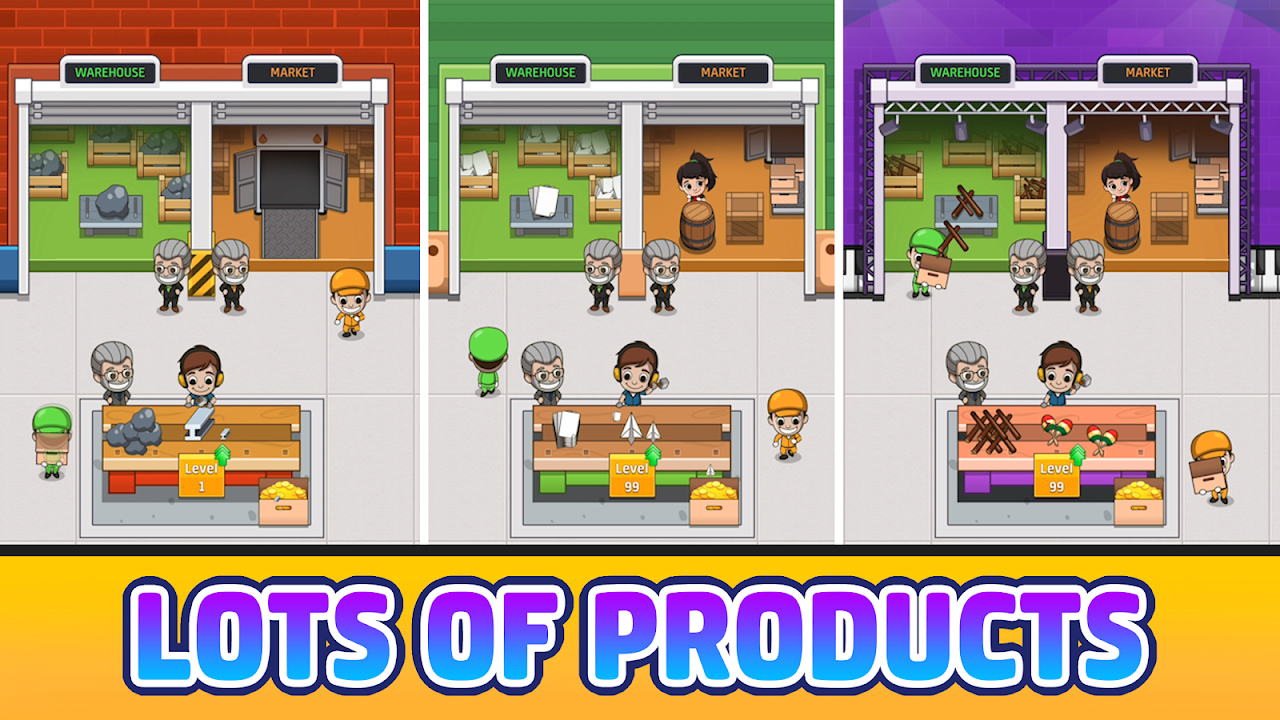 Download Idle Factory Tycoon (MOD Unlimited Coins)