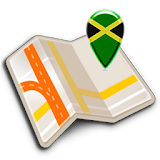 Map of Jamaica offline icon