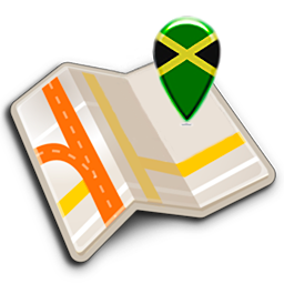 「Map of Jamaica offline」のアイコン画像