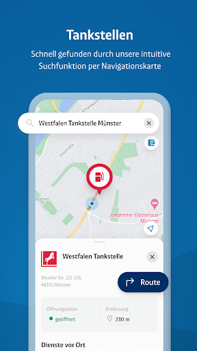 Android application Westfalen easy.move screenshort