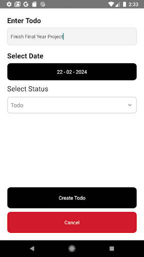 Todo Screen 3