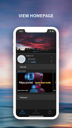 Android application Feiyu Cam screenshort