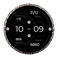 Watchface Silver Luxury Watch