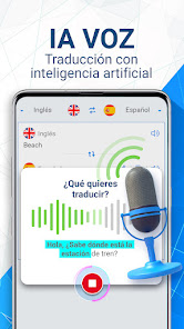 Captura de Pantalla 1 Traductor voz IA - Traducir android