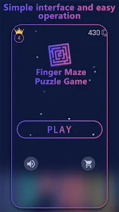 Finger Maze Puzzle Game