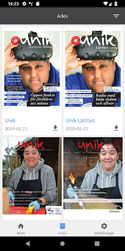 Tidningen Unik Screen 2