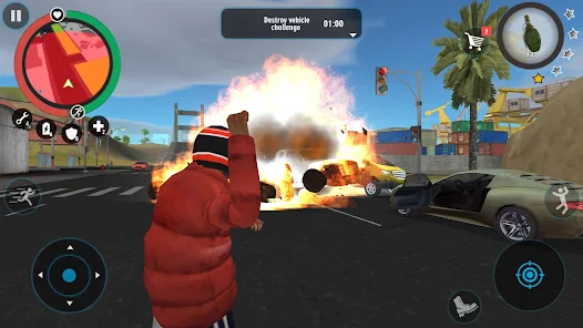 5 Jogos Grátis e OFFLINE parecidos com GTA para Android