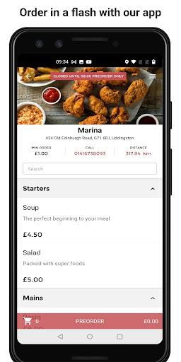 Anteprima dell'app