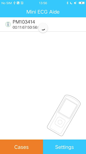 Android application Mini ECG Aide screenshort