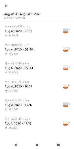 Espresso vLog Screen 2