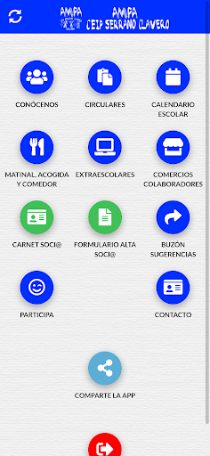 Android application AMPA CEIP Serrano Clavero screenshort