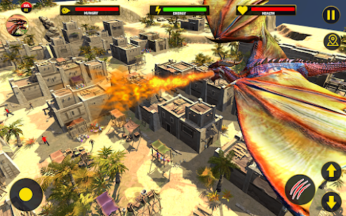 Flying Dragon City Attack- Dragon Games 2021 screenshots 9