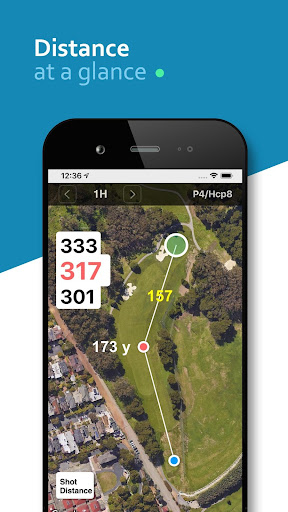 Android application UGolf GPS Rangefinder& Score screenshort