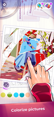 Game screenshot Emily's Stories: Coloring Book mod apk