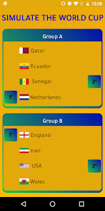 World Cup 2022 Simulator
