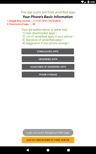 Detector of Unverified Apps