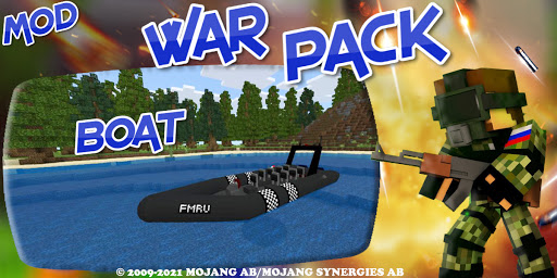 Guns Mod War Battle Map  Military Skins