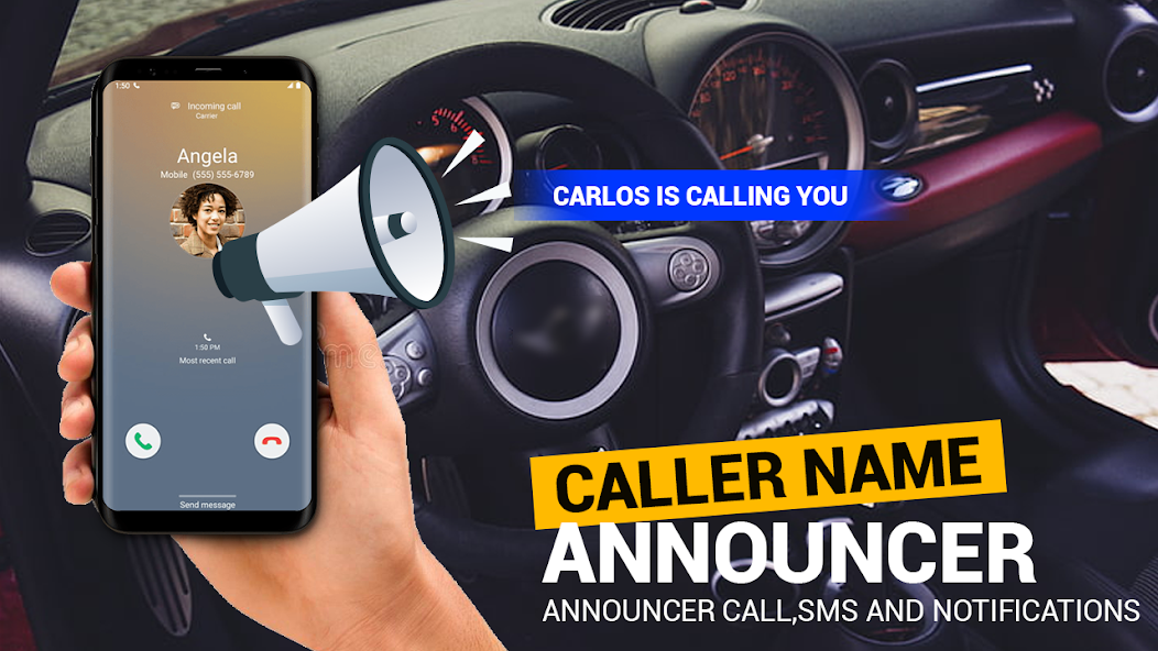 Auto Caller Name Announcer App