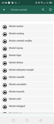 Panduan Sholat Sunnah Lengkap Screen 2