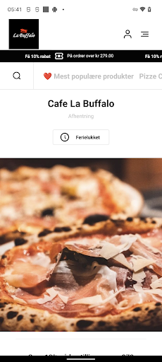 Android application Cafe La Buffalo screenshort
