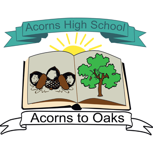 Acorns to Oaks High School logo