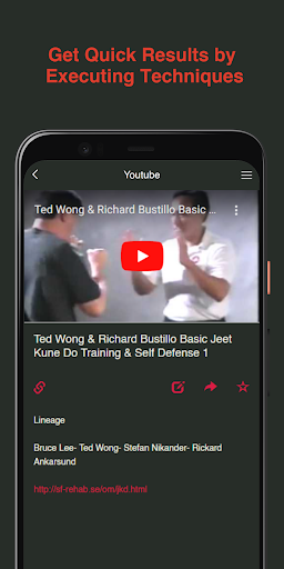 Android application Jeet Kune Do screenshort