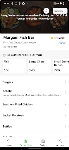 Margam Fish Bar Screen 3