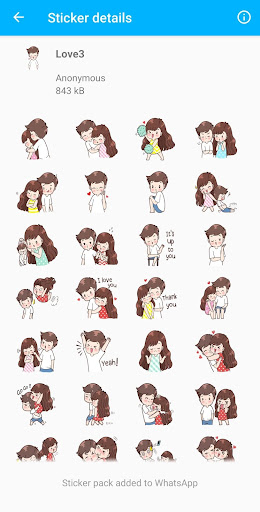 Love Stickers for Whatsapp WAS Screen 3