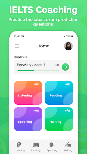 Android application IELTS Exam Preparation screenshort