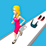 Cover Image of ดาวน์โหลด Queen Catwalk Fashion Race 3D 1.1 APK