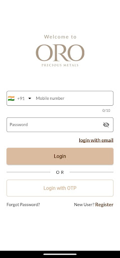 Oro Connect Screen 2