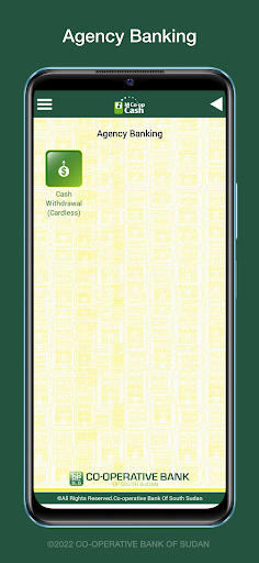 Android application South Sudan MCo-opcash screenshort