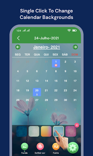 Brazil Holiday Calendário Screen 3