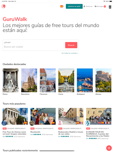 GuruWalk - Free tours screenshot
