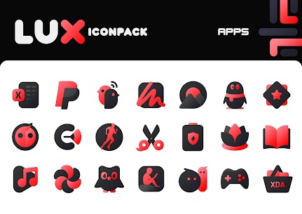 Lux Red IconPack Apk 1.0 (Paid) 5