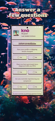 knō - Test. Verify. Share. Screen 2