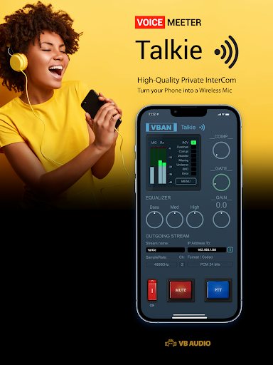 VBAN Talkie Screen 3
