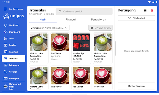 UniPOS - Aplikasi Kasir Screen 2