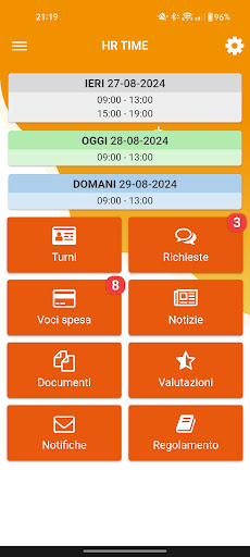 HR Time Screen 2