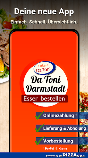 Android application Lokale Da Toni Darmstadt screenshort