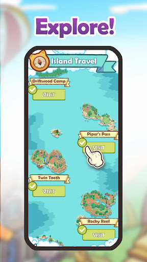 Screenshot of Critter Coast: Merge Adventure