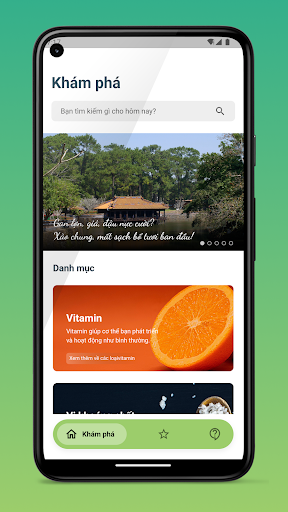 Android application Dinh dưỡng và cơ thể screenshort
